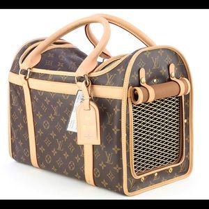 Authentic Louis Vuitton dog carrier 50